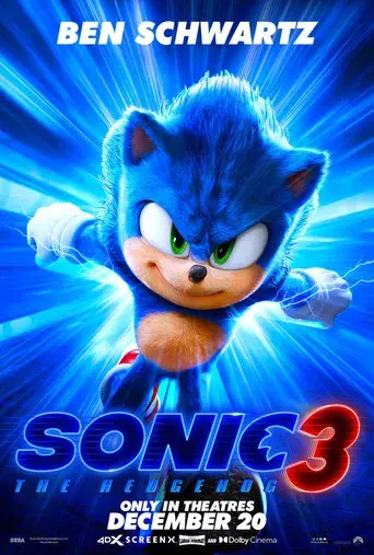 Sonic 3: La película - Poster