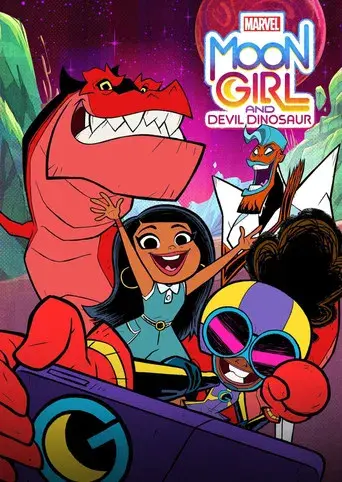 Marvel's Moon Girl y Dinosaurio Diabólico - Poster