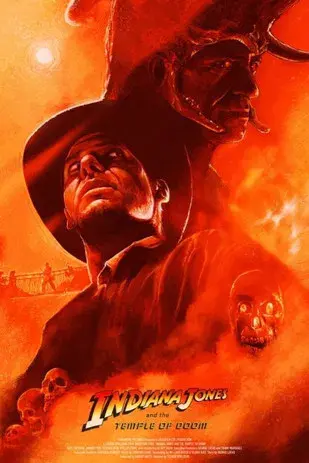 Indiana Jones y el templo maldito - Poster