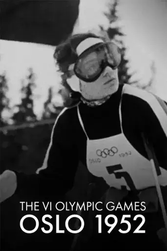 De VI olympiske vinterleker Oslo 1952 - Poster