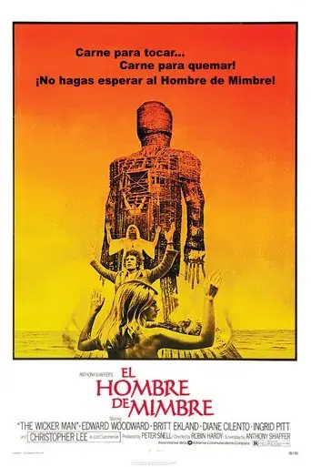 El hombre de mimbre - Poster