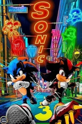 Sonic 3: La película - Poster