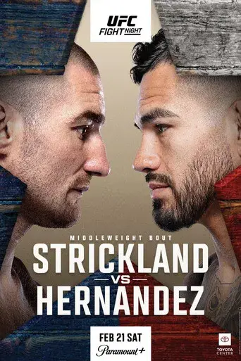 UFC Fight Night 267: Strickland vs. Hernandez - Poster