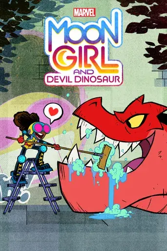 Marvel's Moon Girl y Dinosaurio Diabólico - Poster