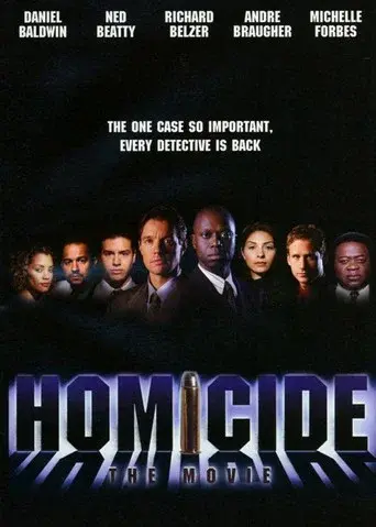 Homicide: The Movie - Poster