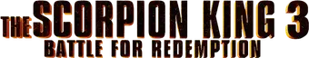 El rey escorpión 3: Batalla por la redención - Logo