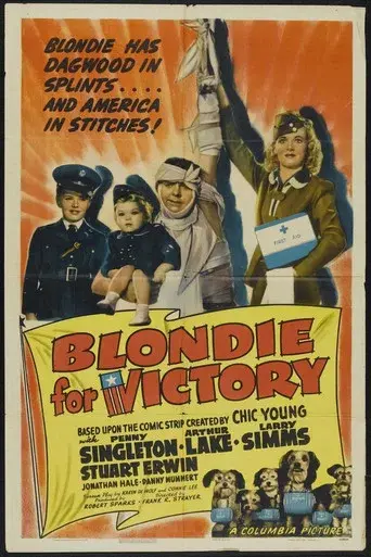 Blondie for Victory - Poster