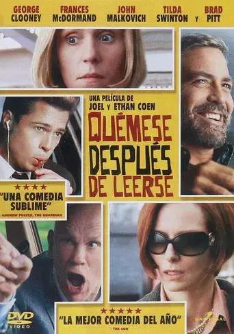 Quemar después de leer - Poster