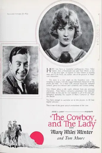 The Cowboy and the Lady poster