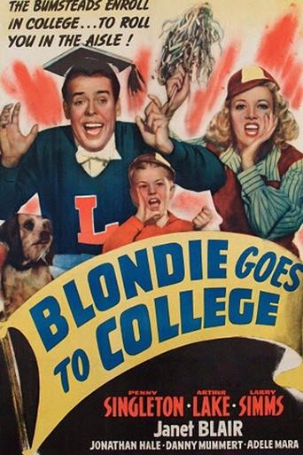 Blondie Goes to College - Poster