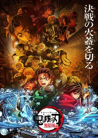Guardianes de la noche: Kimetsu no Yaiba La fortaleza infinita - Poster