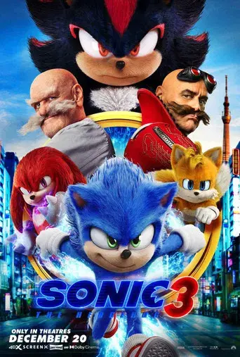 Sonic 3: La película - Poster