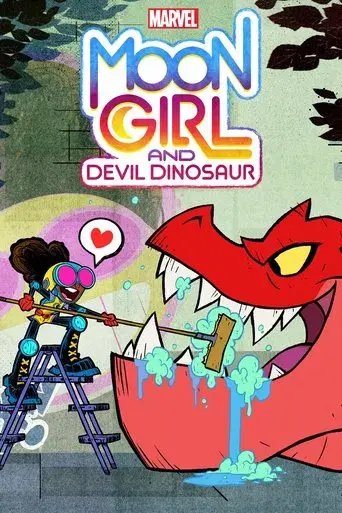 Marvel's Moon Girl y Dinosaurio Diabólico - Poster