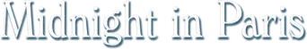 Midnight in Paris - Logo
