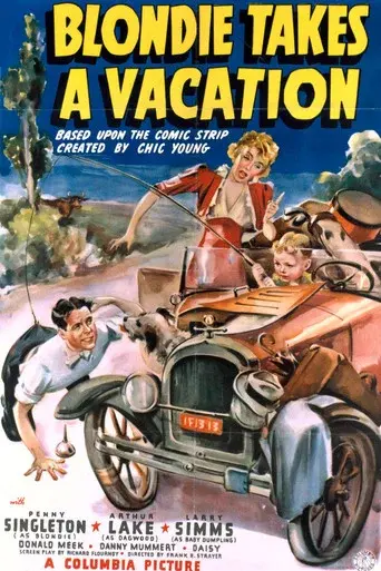 Blondie Takes a Vacation - Poster