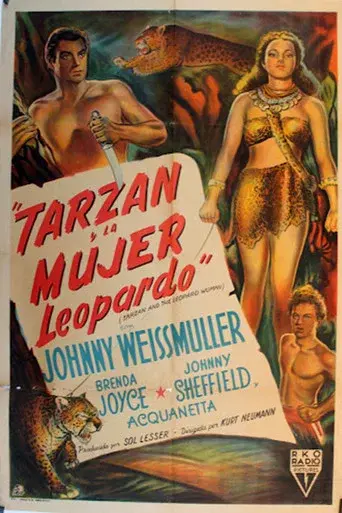 Tarzán y la mujer leopardo poster