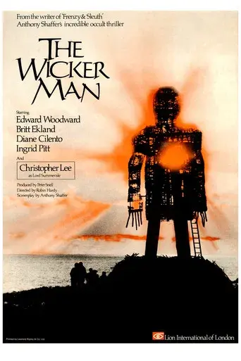 El hombre de mimbre - Poster