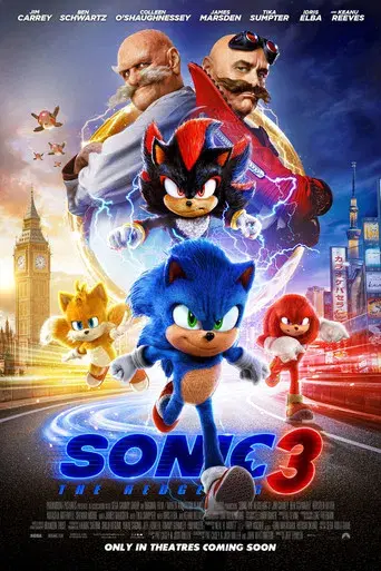 Sonic 3: La película - Poster