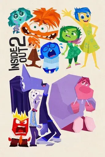 Del revés 2 (Inside Out 2) - Poster