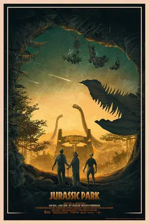 Jurassic Park (Parque Jurásico) - Poster