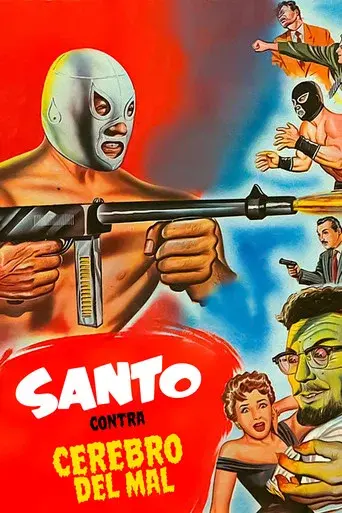 Santo contra cerebro del mal - Poster