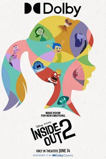 Del revés 2 (Inside Out 2) - Poster
