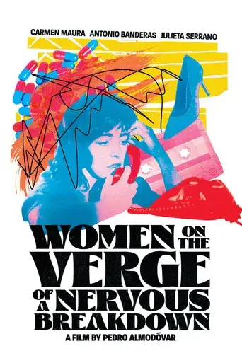 Mujeres al borde de un ataque de nervios - Poster