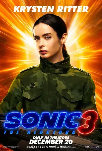Sonic 3: La película - Poster