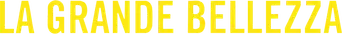 La gran belleza - Logo
