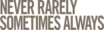 Nunca, casi nunca, a veces, siempre - Logo