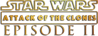 La guerra de las galaxias. Episodio II: El ataque de los clones - Logo