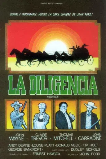 La diligencia - Poster