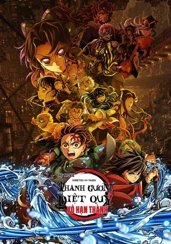 Guardianes de la noche: Kimetsu no Yaiba La fortaleza infinita - Poster
