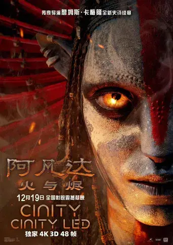 Avatar: Fuego y ceniza - Poster