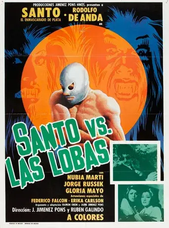 Santo vs. las Lobas - Poster