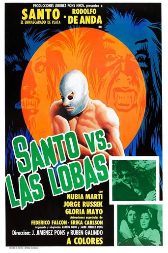 Santo vs. las Lobas - Poster