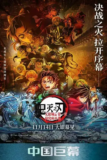 Guardianes de la noche: Kimetsu no Yaiba La fortaleza infinita - Poster