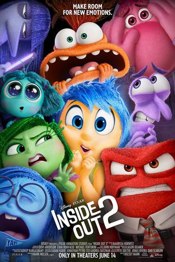 Del revés 2 (Inside Out 2) - Poster