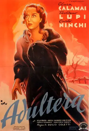 L'adultera poster