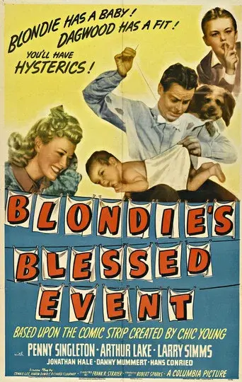 Blondie's Blessed Event - Poster