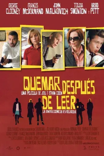 Quemar después de leer - Poster