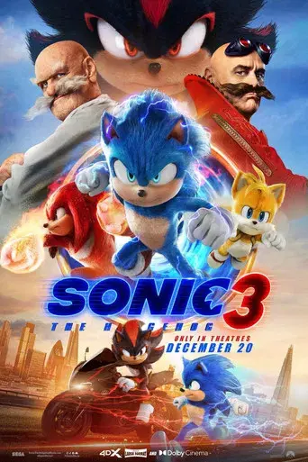 Sonic 3: La película - Poster