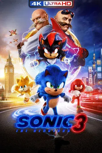 Sonic 3: La película - Poster