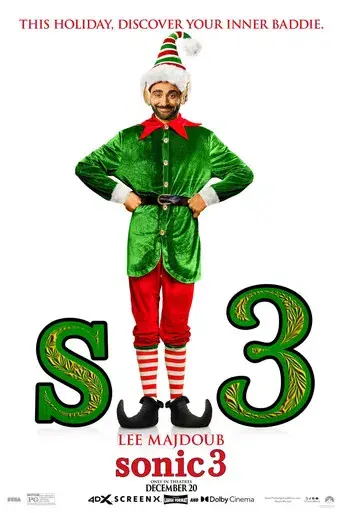 Sonic 3: La película - Poster