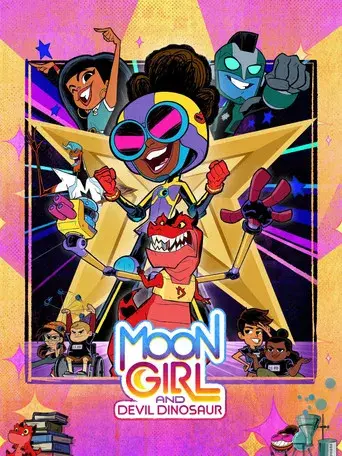 Marvel's Moon Girl y Dinosaurio Diabólico - Poster