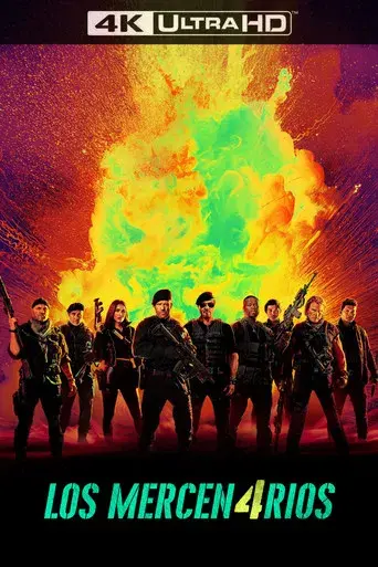 Los mercen4rios - Poster