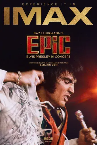 EPiC: Elvis Presley in Concert - Poster