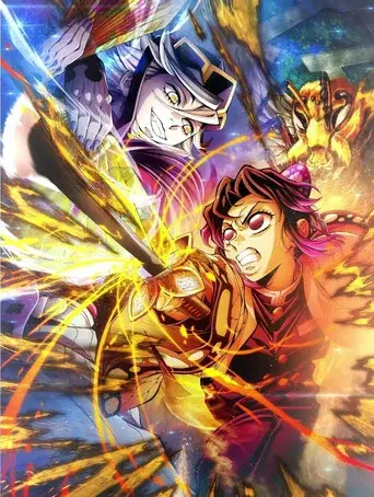 Guardianes de la noche: Kimetsu no Yaiba La fortaleza infinita - Poster