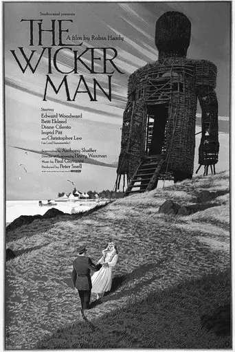 El hombre de mimbre - Poster