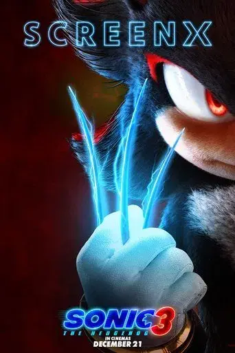 Sonic 3: La película - Poster